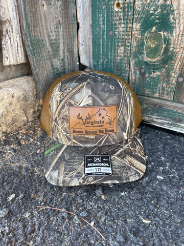 Virginia Wall Hangers Straw Camo Lined Hat
