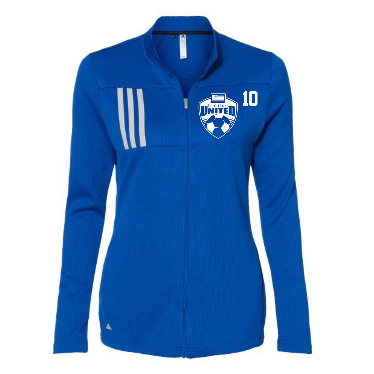 Adidas - Women's 3-Stripes Double Knit Full-Zip CUSTOMIZED