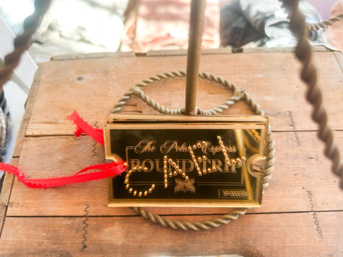 Personalized Polar Express Christmas Ornament