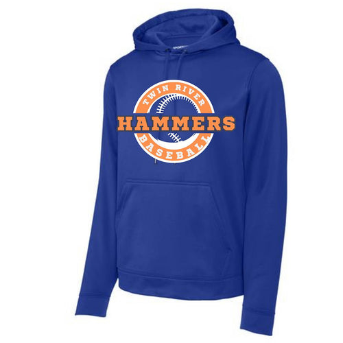 TR Hammers Moisture Wicking Hoodie ADULT (NO NAME/NUMBER)