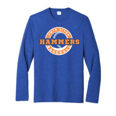 TR Hammers Heather Long Sleeve ADULT CUSTOMIZED