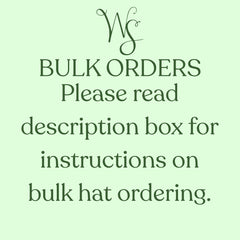 BULK HAT ORDER