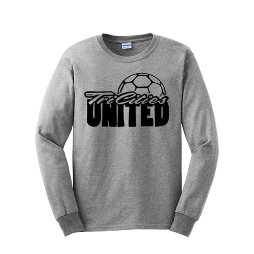 TRICITIES SHORT & LONG SLEEVE TSHIRTS W/FULL FRONT LOGO CUSTOMIZED