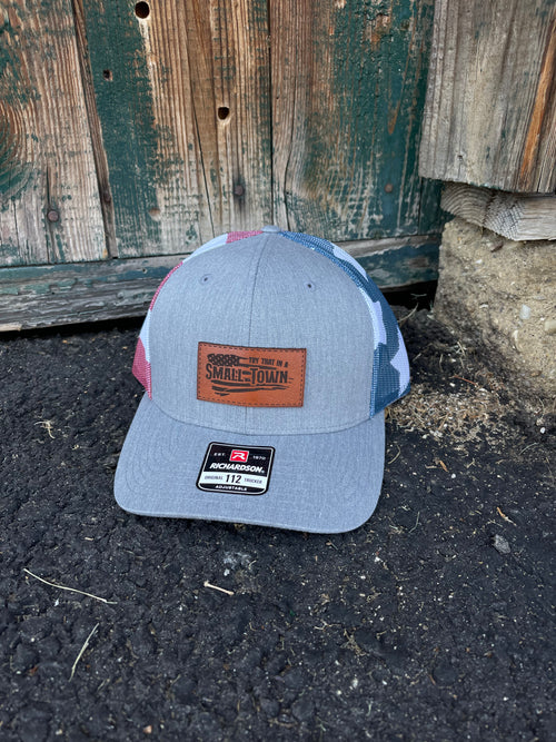 Try That in a Small Town Leather Patch Hat