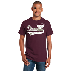 EAST COAST DIAMONDS SHORT & LONG SLEEVE TSHIRTS (NO NAME/NUMBER)