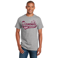 EAST COAST DIAMONDS SHORT & LONG SLEEVE TSHIRTS (NO NAME/NUMBER)